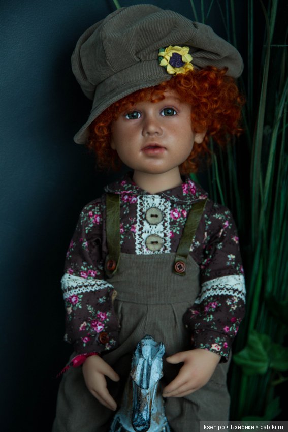 Лёвушка - рыжая головушка. Мальчик. ООАК куклы Gotz