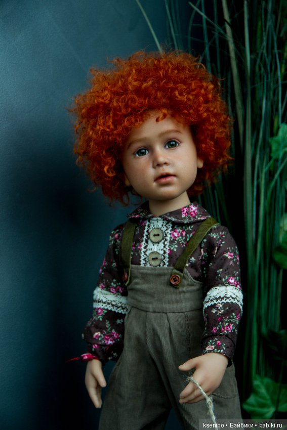 Лёвушка - рыжая головушка. Мальчик. ООАК куклы Gotz