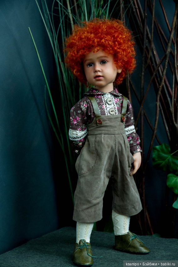 Лёвушка - рыжая головушка. Мальчик. ООАК куклы Gotz