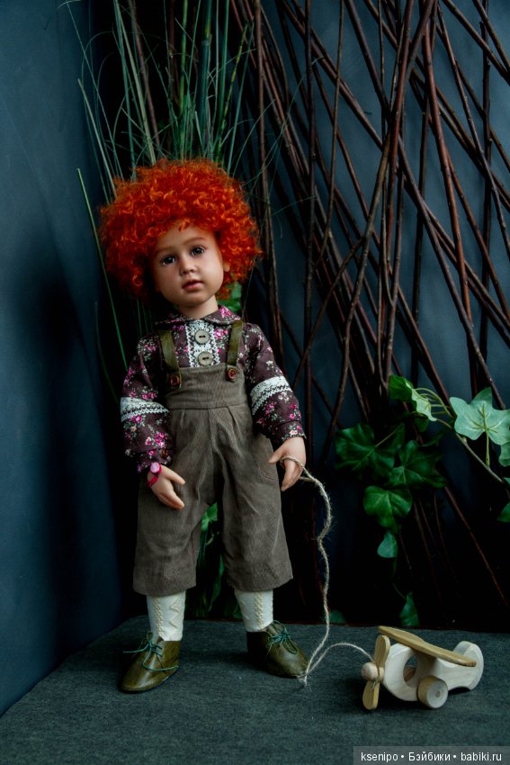Лёвушка - рыжая головушка. Мальчик. ООАК куклы Gotz (фото 2)