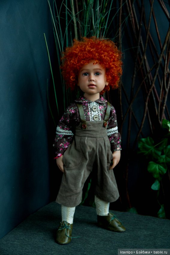 Лёвушка - рыжая головушка. Мальчик. ООАК куклы Gotz