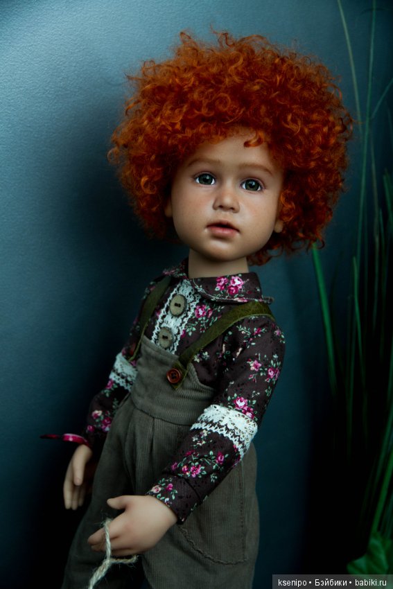 Лёвушка - рыжая головушка. Мальчик. ООАК куклы Gotz
