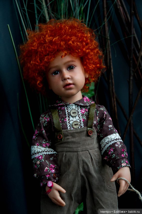 Лёвушка - рыжая головушка. Мальчик. ООАК куклы Gotz (фото 3)
