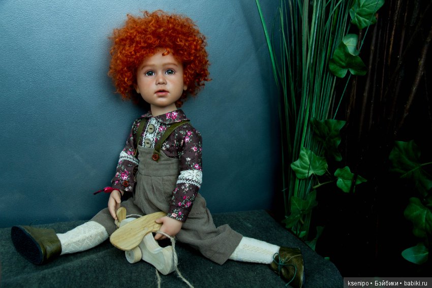 Лёвушка - рыжая головушка. Мальчик. ООАК куклы Gotz (фото 7)