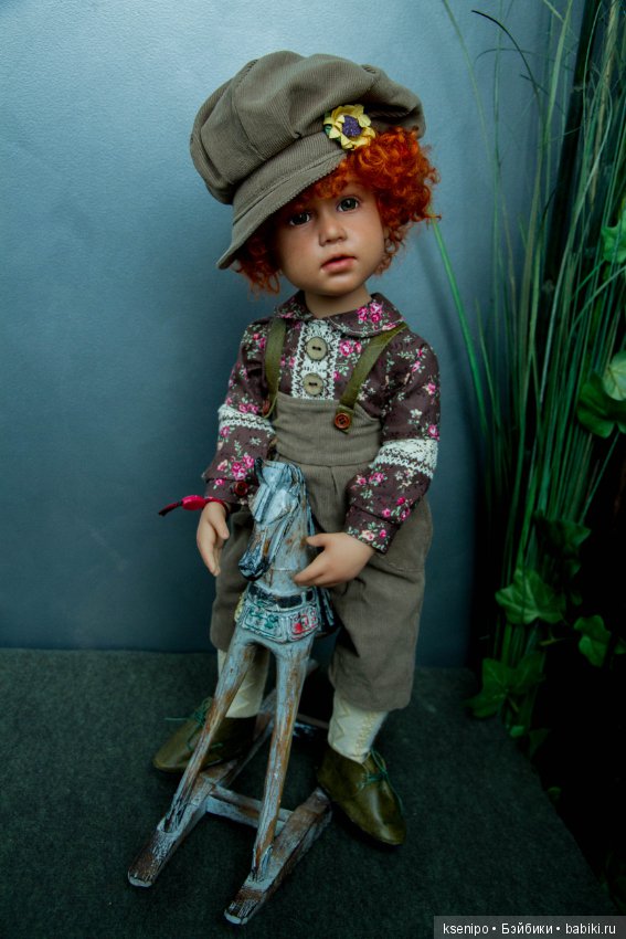 Лёвушка - рыжая головушка. Мальчик. ООАК куклы Gotz