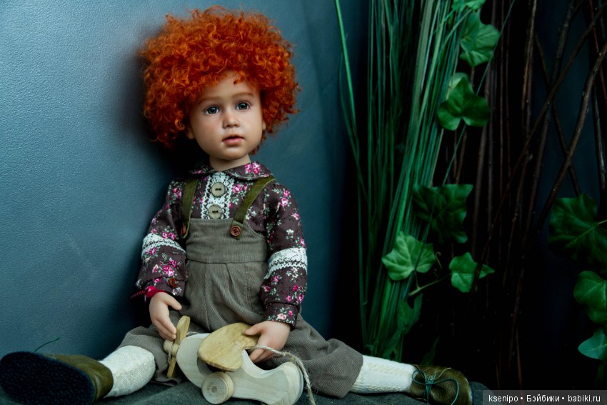 Лёвушка - рыжая головушка. Мальчик. ООАК куклы Gotz (фото 6)