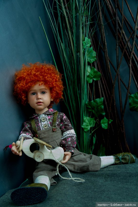 Лёвушка - рыжая головушка. Мальчик. ООАК куклы Gotz (фото 10)