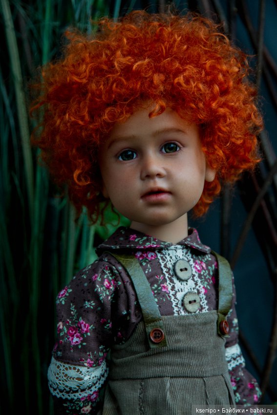 Лёвушка - рыжая головушка. Мальчик. ООАК куклы Gotz