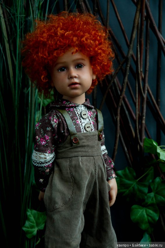 Лёвушка - рыжая головушка. Мальчик. ООАК куклы Gotz