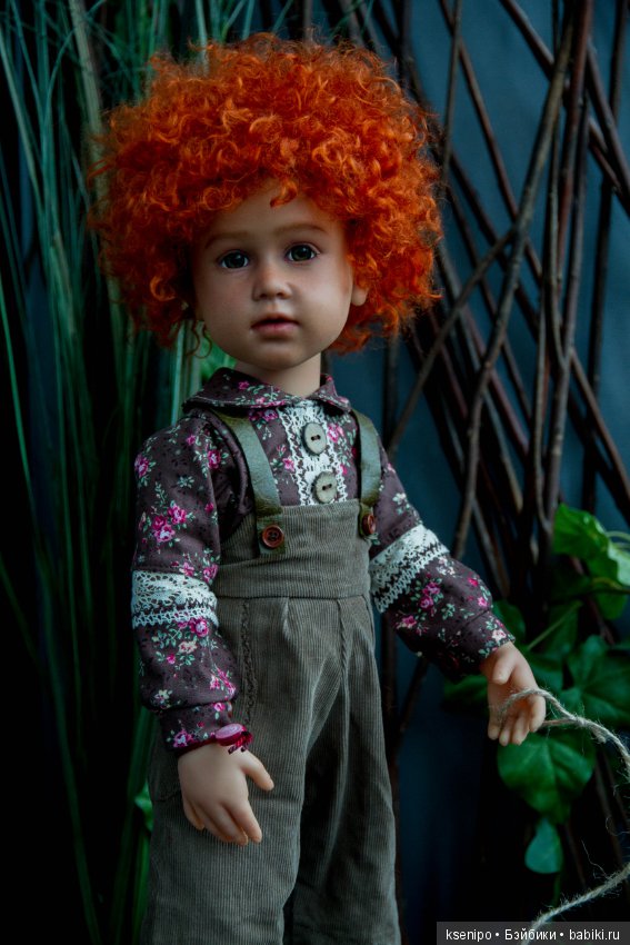 Лёвушка - рыжая головушка. Мальчик. ООАК куклы Gotz