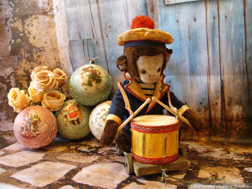 Вот решила себя порадовать... Елочные игрушки в ретро стиле (фото 5)