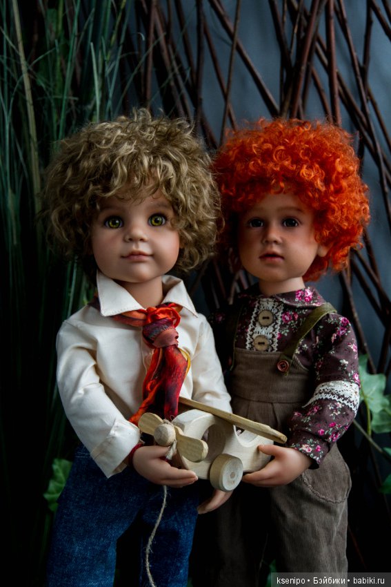Ретро-трио. ООАК кукол Gotz (фото 3)