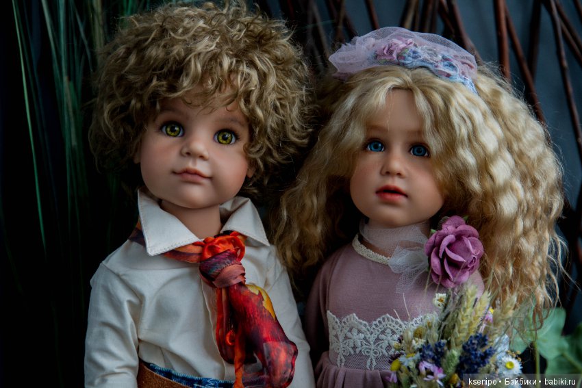 Ретро-трио. ООАК кукол Gotz (фото 5)