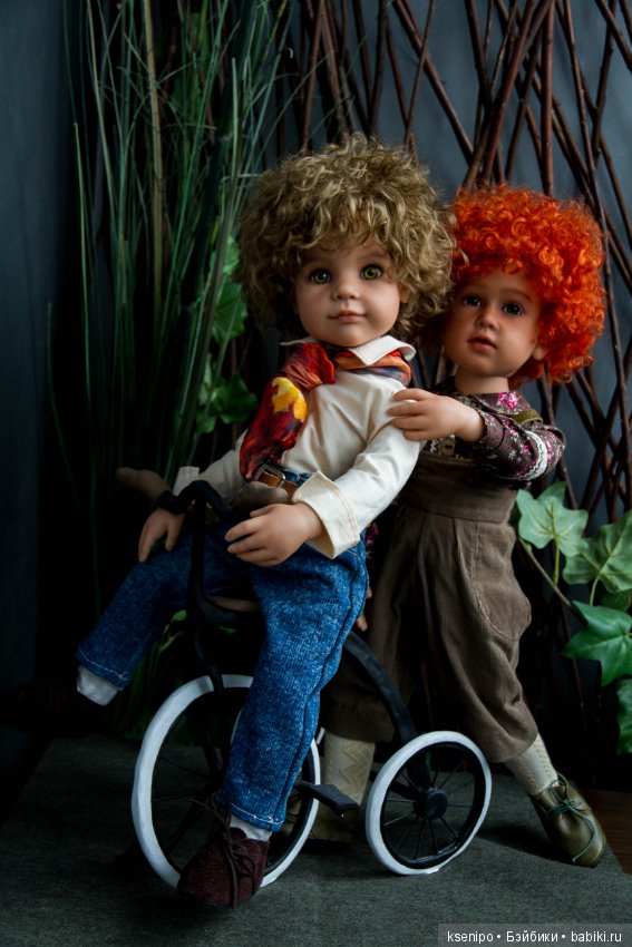 Ретро-трио. ООАК кукол Gotz