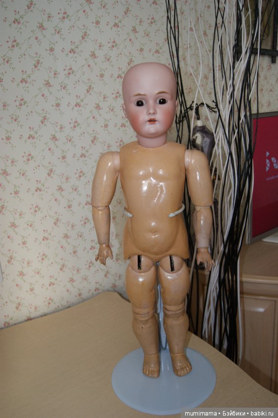 Розыгрыш антикварной куклы Кестнер 196 с меховыми бровками (фото 5)