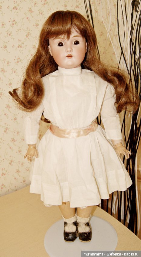 Розыгрыш антикварной куклы Кестнер 196 с меховыми бровками (фото 4)