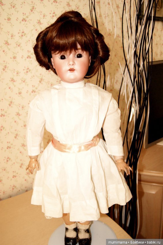 Розыгрыш антикварной куклы Кестнер 196 с меховыми бровками (фото 6)