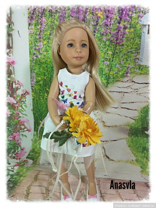 Вера и Луна в саду. Новый макияж для Крузелинг