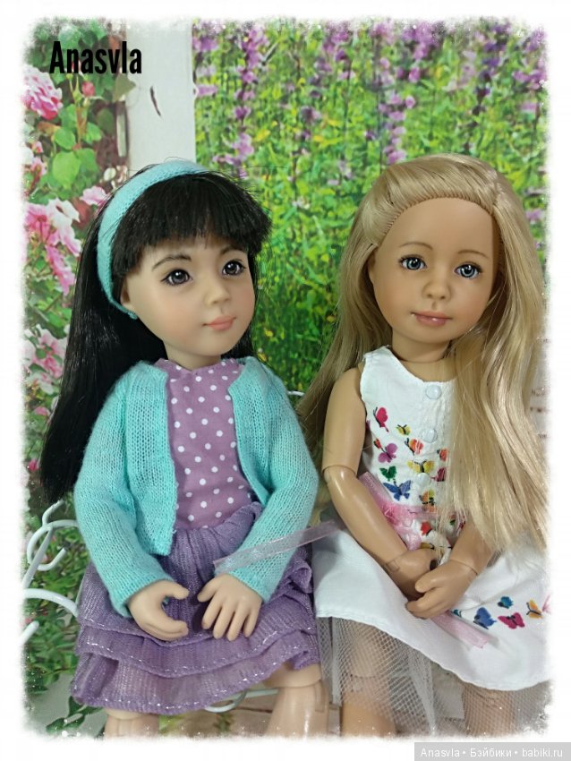 Вера и Луна в саду. Новый макияж для Крузелинг (фото 8)