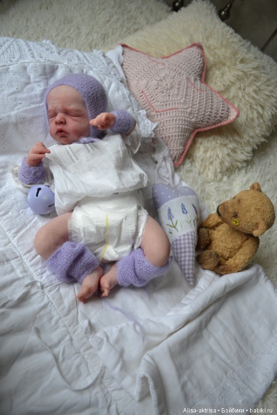 Ноэль малышка в процессе возрождения.Кукла - реборн Анны Морозовой