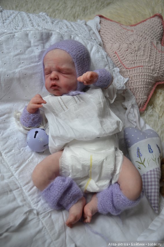 Ноэль малышка в процессе возрождения.Кукла - реборн Анны Морозовой