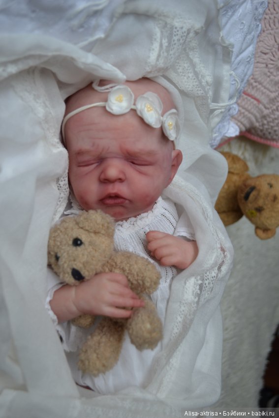 Ноэль малышка в процессе возрождения.Кукла - реборн Анны Морозовой