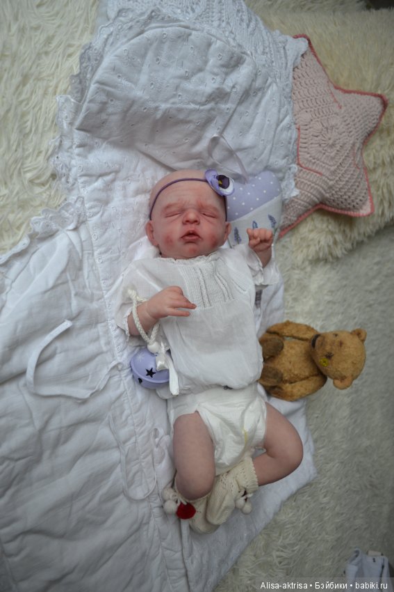 Ноэль малышка в процессе возрождения.Кукла - реборн Анны Морозовой