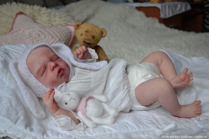 Ноэль малышка в процессе возрождения.Кукла - реборн Анны Морозовой (фото 10)