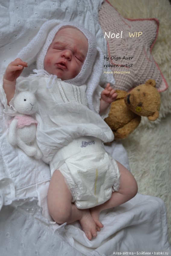 Ноэль малышка в процессе возрождения.Кукла - реборн Анны Морозовой