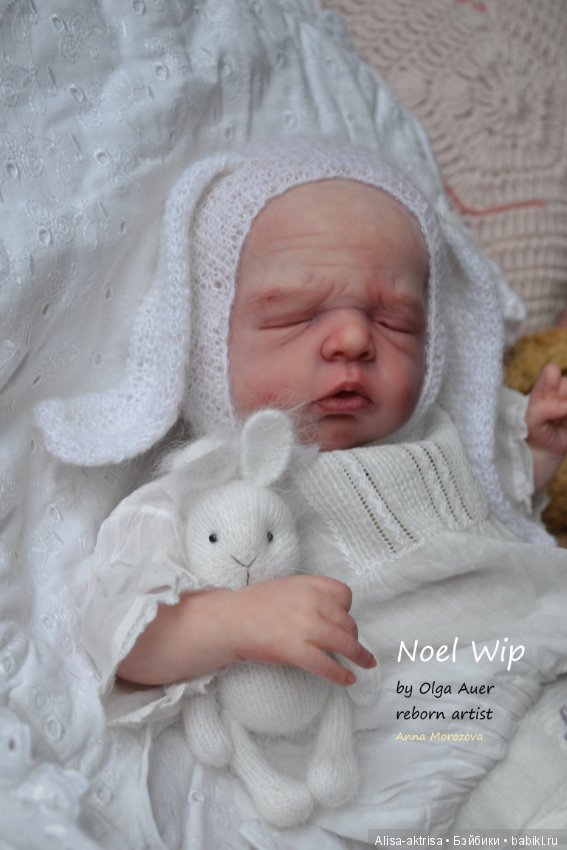 Ноэль малышка в процессе возрождения.Кукла - реборн Анны Морозовой (фото 2)