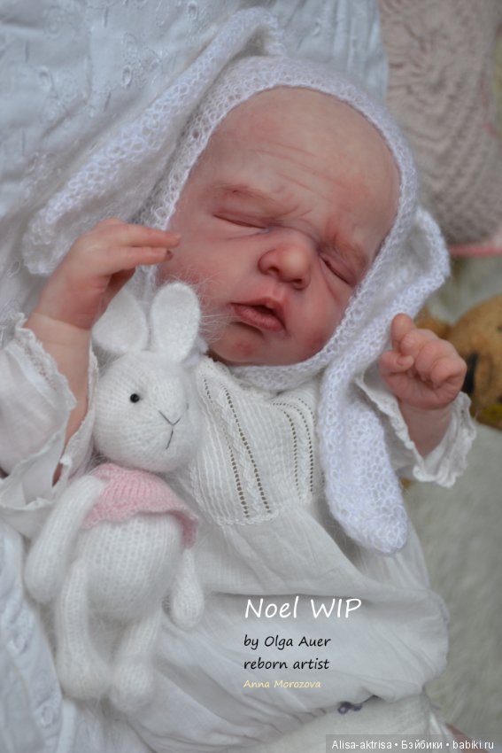 Ноэль малышка в процессе возрождения.Кукла - реборн Анны Морозовой (фото 5)