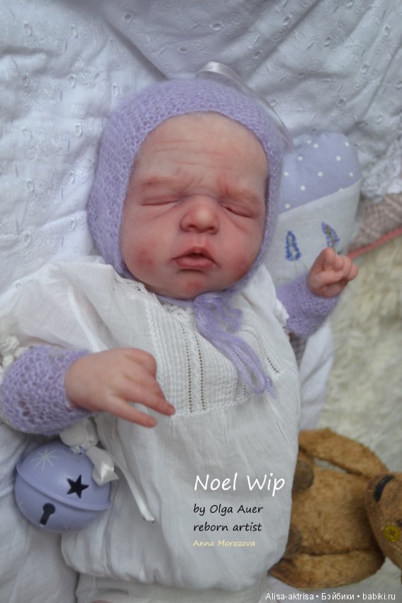 Ноэль малышка в процессе возрождения.Кукла - реборн Анны Морозовой (фото 7)