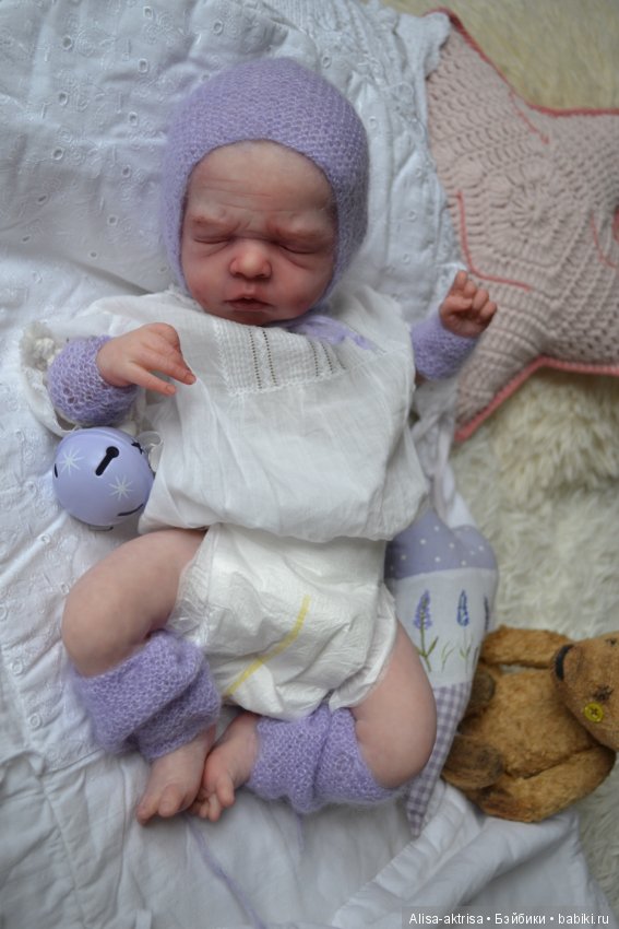 Ноэль малышка в процессе возрождения.Кукла - реборн Анны Морозовой