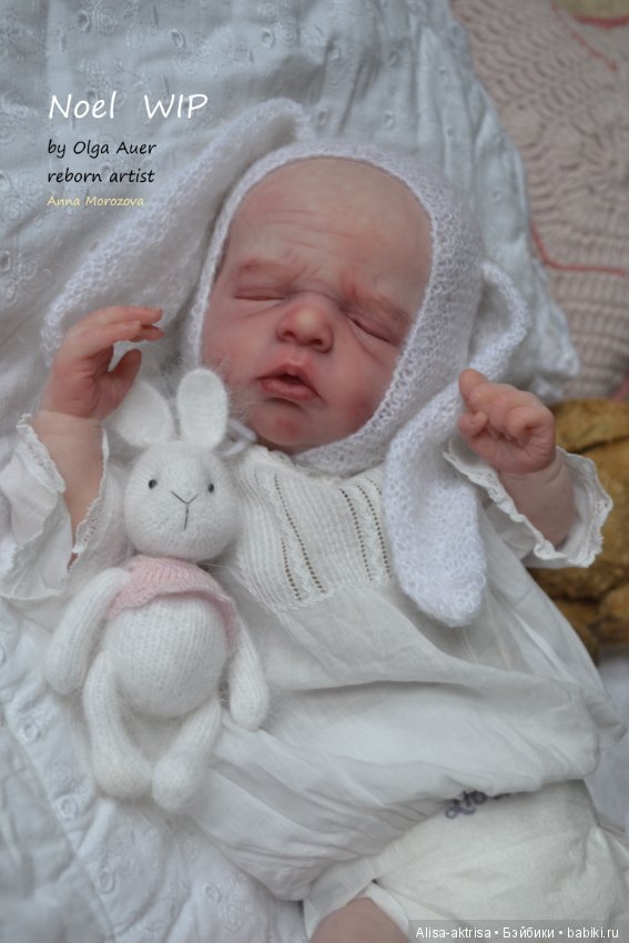 Ноэль малышка в процессе возрождения.Кукла - реборн Анны Морозовой (фото 4)
