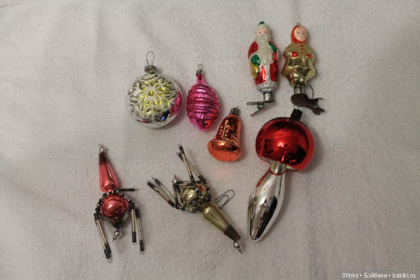 Ёлочные игрушки прошлого века