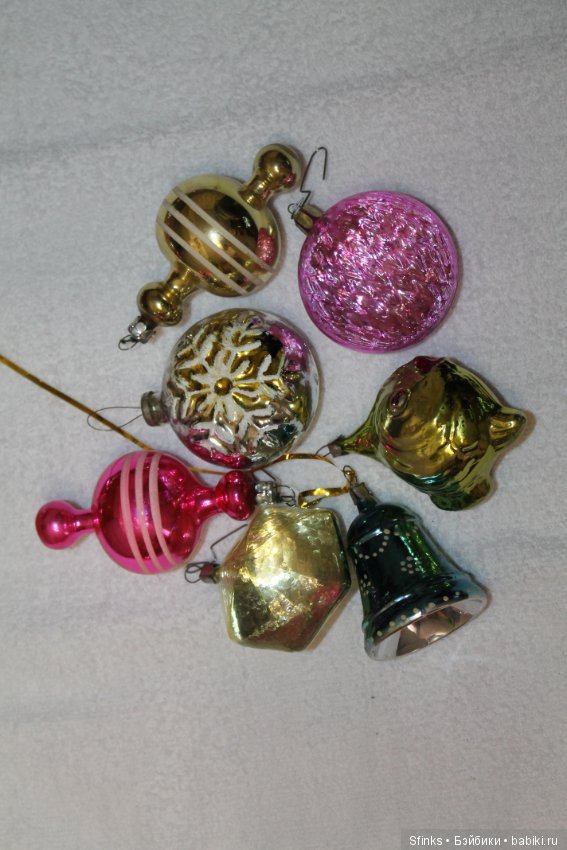 Ёлочные игрушки прошлого века