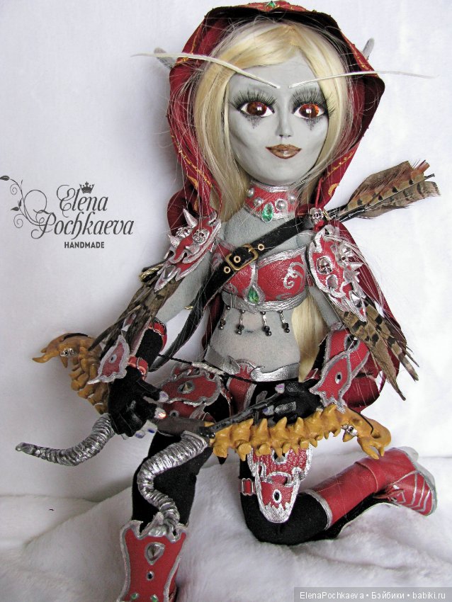 Сильвана Ветрокрылая, шарнирная интерьерная кукла. Вождь Орды, Темная госпожа