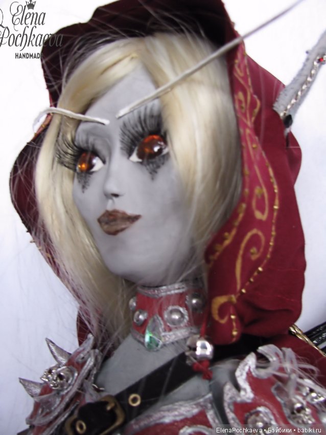 Сильвана Ветрокрылая, шарнирная интерьерная кукла. Вождь Орды, Темная госпожа