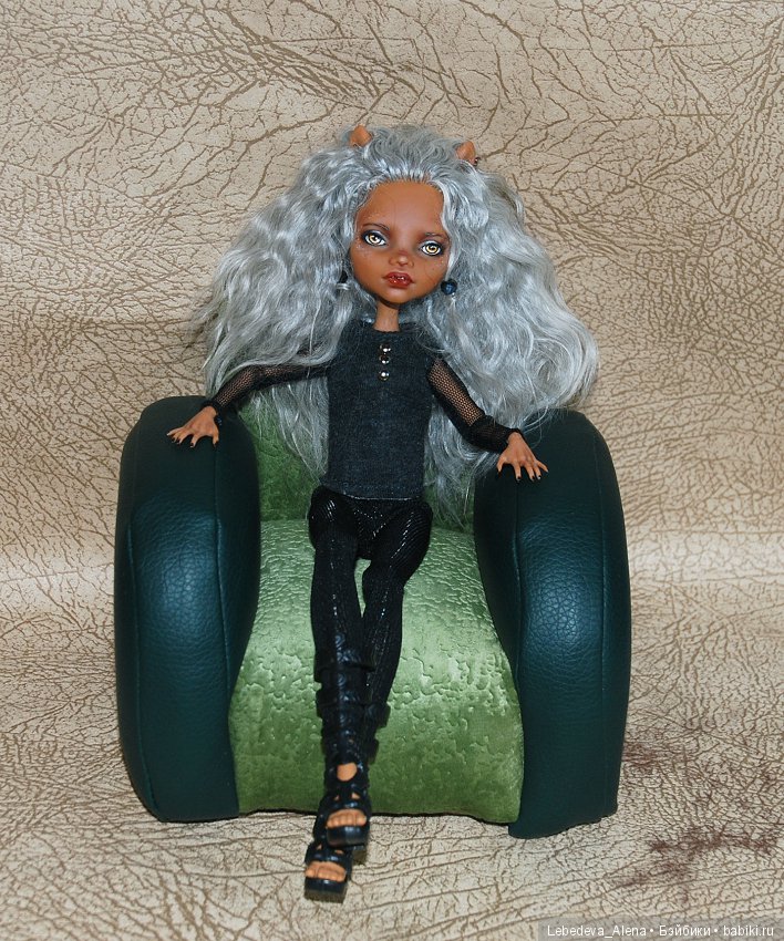 ООАК Клодин де Вульф — ООАК Monster High и Ever After High: репейнт (фото 8)