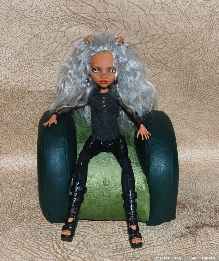 ООАК Клодин де Вульф — ООАК Monster High и Ever After High: репейнт (фото 9)