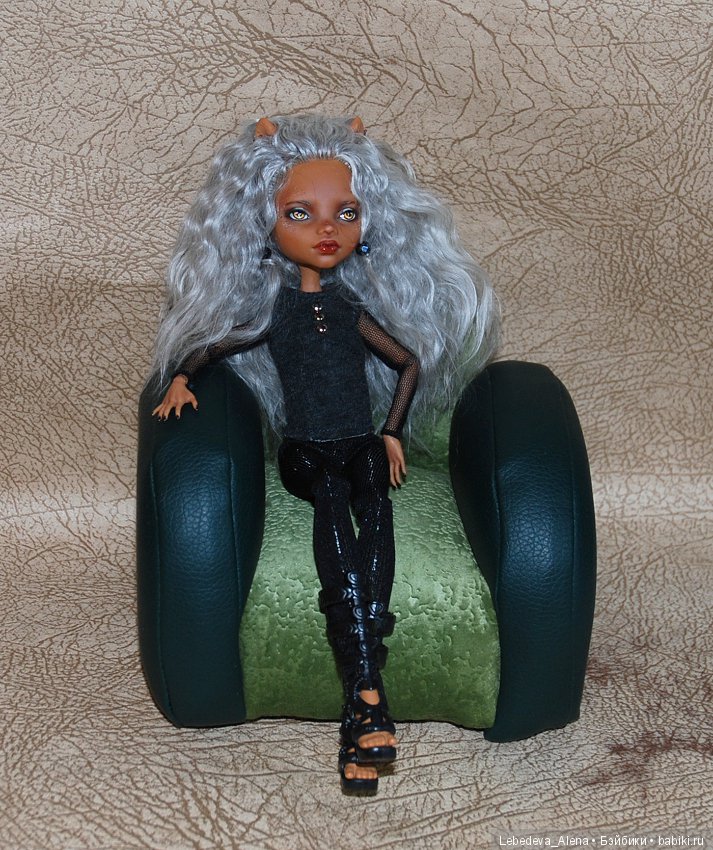 ООАК Клодин де Вульф — ООАК Monster High и Ever After High: репейнт (фото 7)