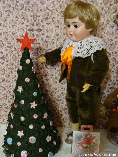 Новый год Тёмы — Антикварные куклы Armand Marseille (AM): молд 390 (фото 2)