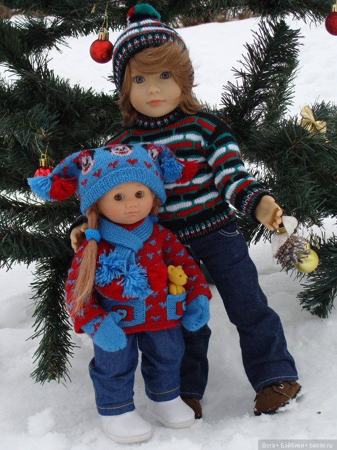 Зимние прогулки Сэма Kidz n Cats и Пэгги Wichtel (фото 5)