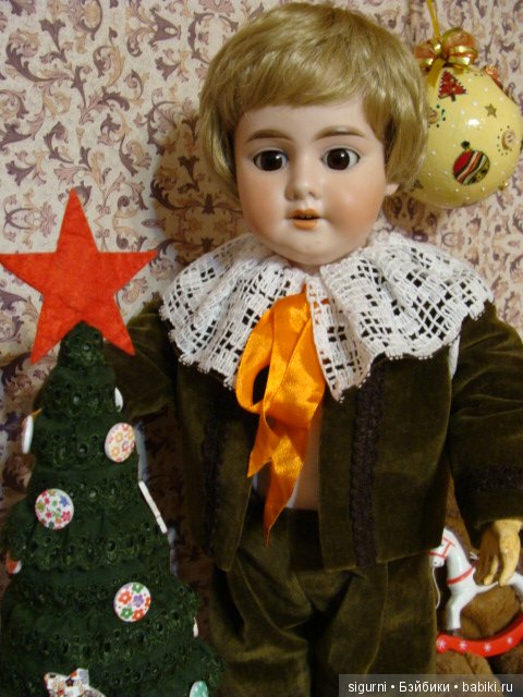 Новый год Тёмы — Антикварные куклы Armand Marseille (AM): молд 390 (фото 4)