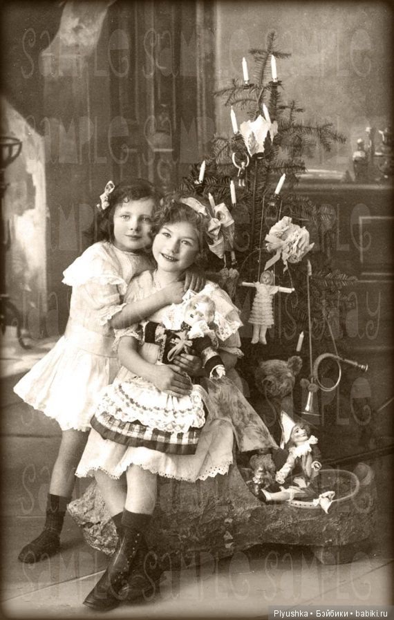 Старинные рождественские открытки и фотографии (фото 3)