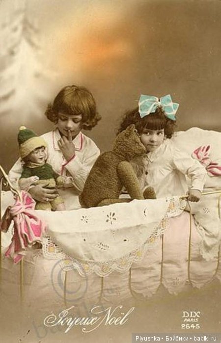 Старинные рождественские открытки и фотографии (фото 7)