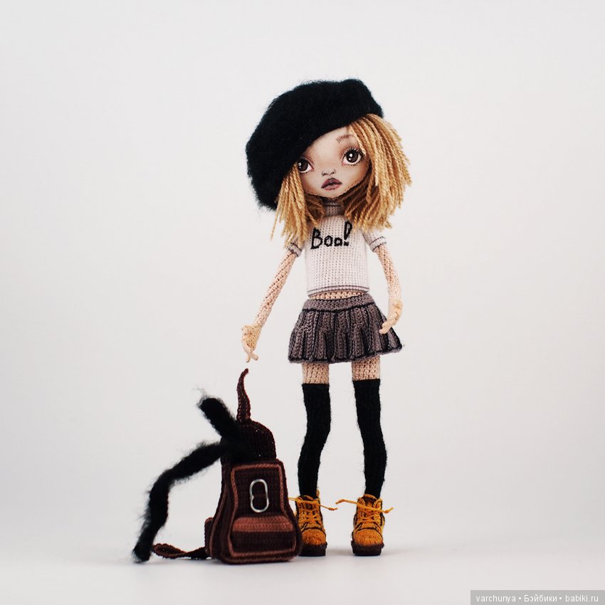 Новенькая — Авторские вязаные куклы: интерьерные (фото 3)