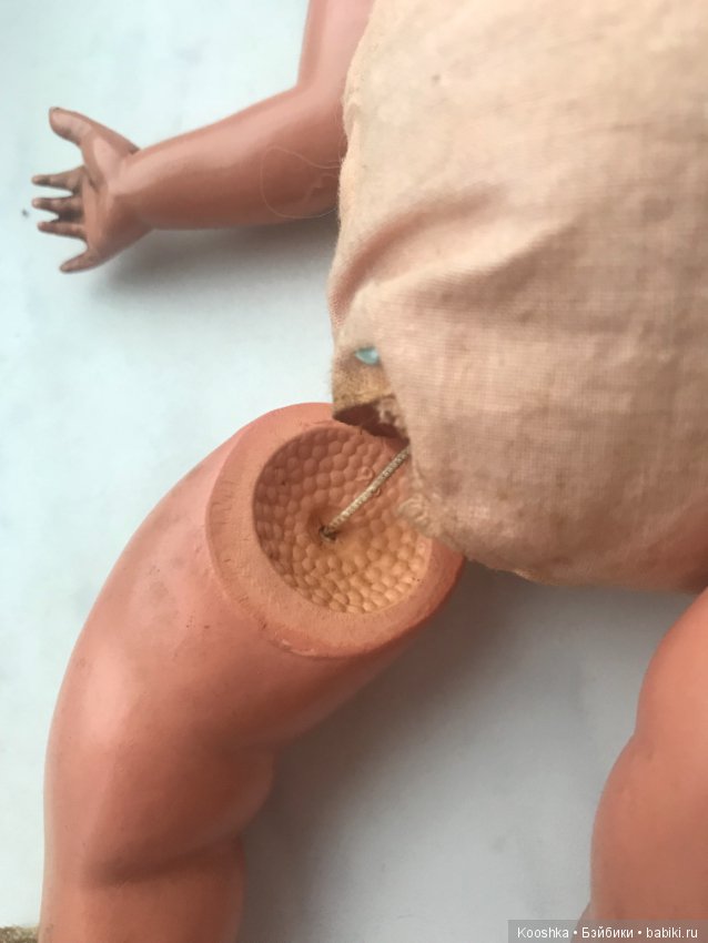 Целлулоидная кукла, нужен совет по перетяжке и ремонту глаз (фото 2)