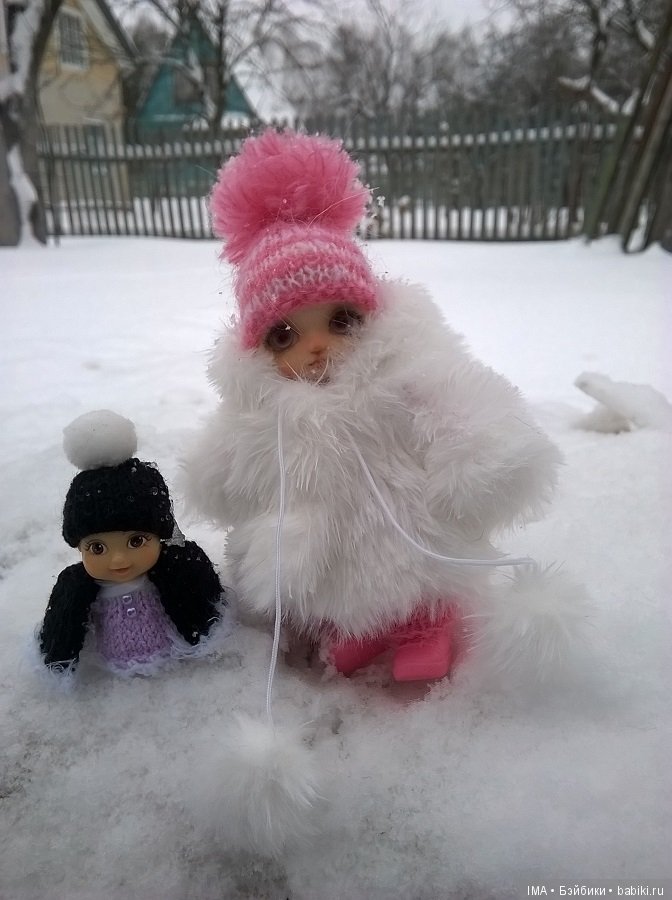 Зимние забавы малышей — Фотоистории с куклами BJD (БЖД): сериалы