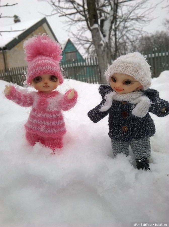 Зимние забавы малышей — Фотоистории с куклами BJD (БЖД): сериалы (фото 9)